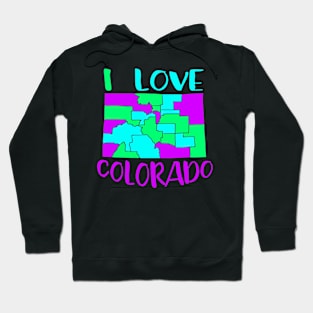 USA state: Colorado Hoodie